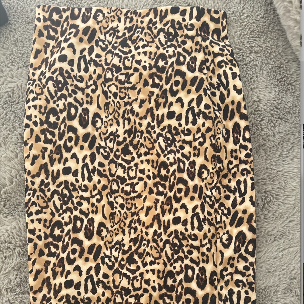 M Cheetah Bodycon Skirt